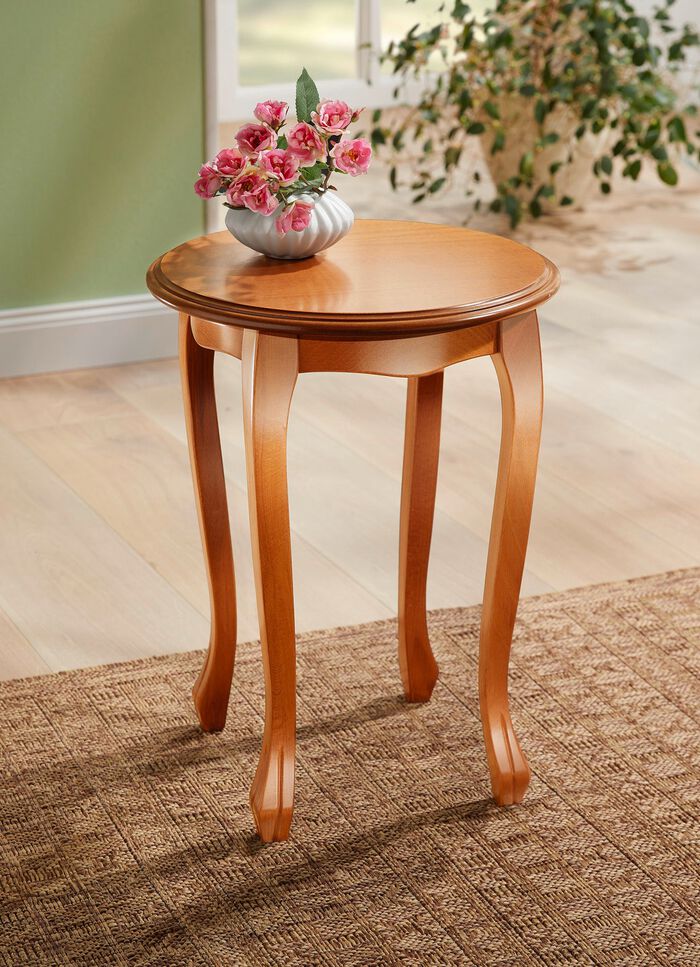 Deels massieve bijzettafel 