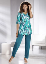 Loungewearset met V-hals 