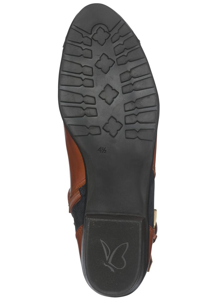 Caprice, chique dames enkellaarsjes, breedte G, met uitneembare binnenzool 