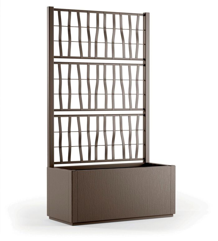 Plantenbak gemaakt van gerecycled polypropyleen 