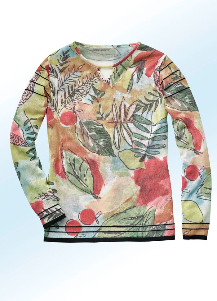 Trui met all-over print 