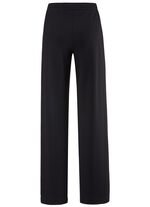 Broek met modieuze wijdte 