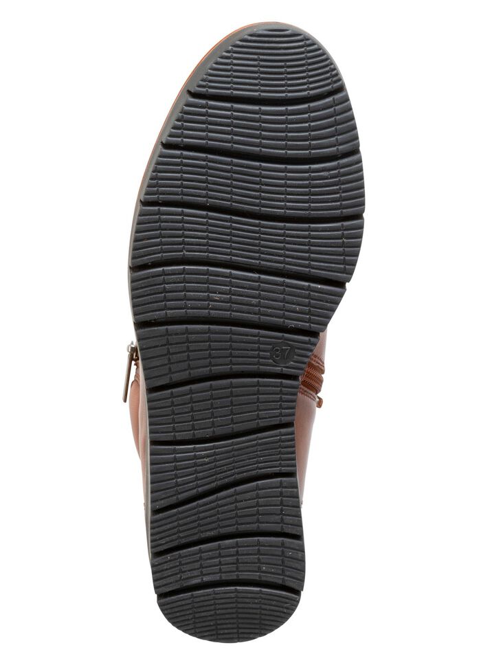 ELENA EDEN laarsje met veters en gevoerde kraag 