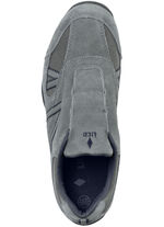Suède loafers GRIJS-MARINE