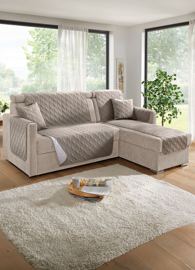 Beschermers voor fauteuils, banken en armleuningen met diamantstiksel 