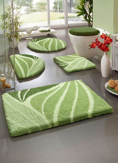 Badkameraccessoireset met antislip achterkant 