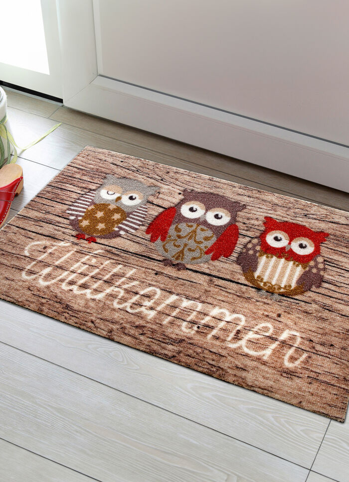 Deurmat met antislip gecoate achterkant 