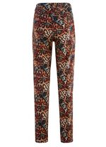 Broek in trendy dierenbont-design 