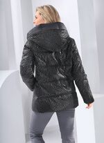 Functionele jas met vaste capuchon 