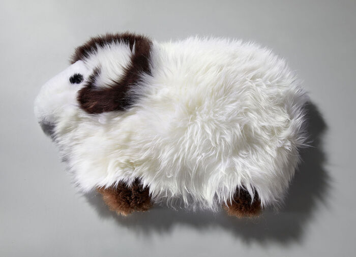 Lamsleren hoes schapen voor kussens of warmwaterkruiken