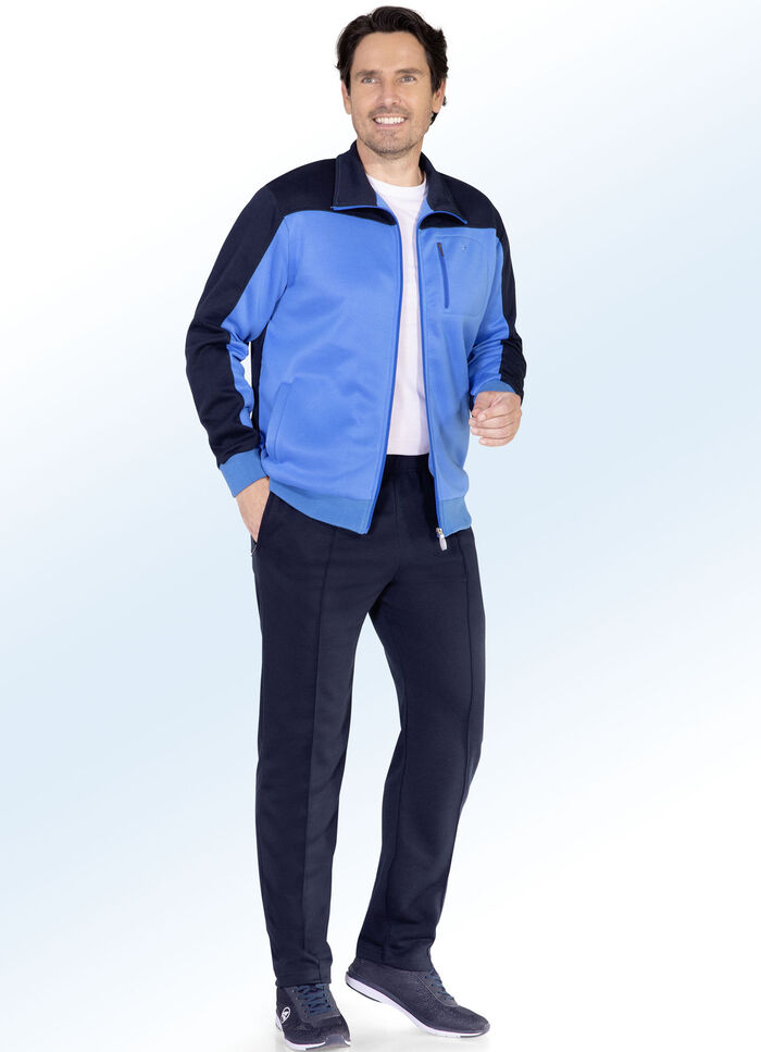 Vrijetijdspak met borstzak met ritssluiting 