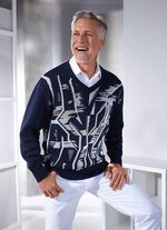 Interessante trui met V-hals 