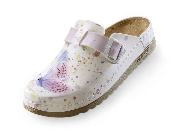 Comfortabele klomp met zacht foam voetbed 