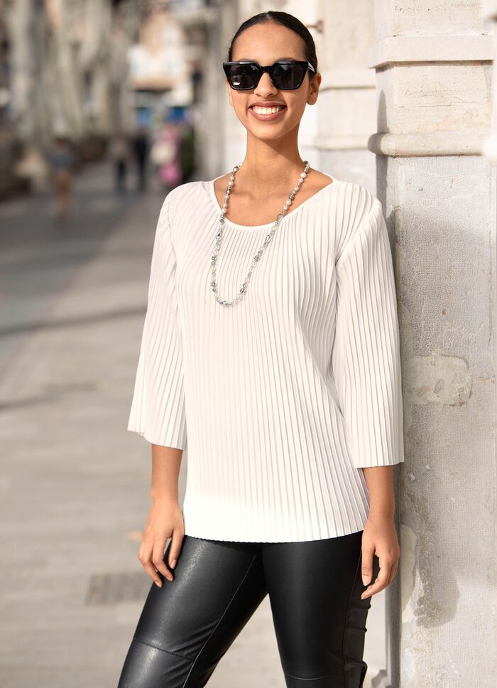 Tuniek van luchtige plooien 