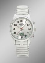 Master Time radiogestuurd dameshorloge met roestvrijstalen trekkoord 