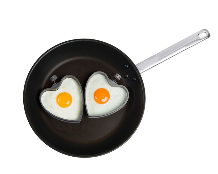 Hittebestendige siliconen eiervormset, 2-delig 