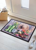 Huisdeurmat met antislip achterkant 