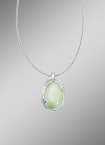 Edelsteenhanger met ankerketting 