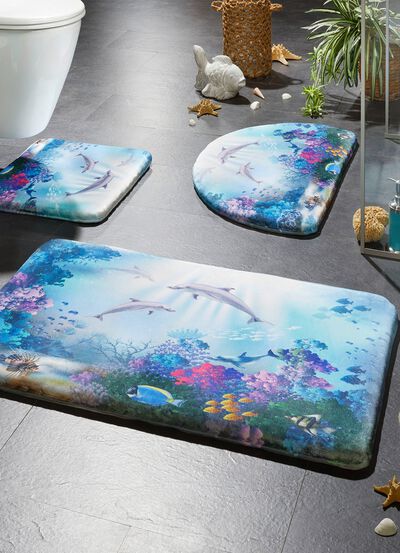 Dromerige badkamerset in blotevoetenzachte kwaliteit 