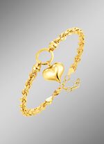 Koordarmband met hartjeshanger 