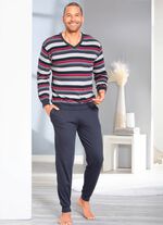 Interlock pyjama in een dubbelpak met manchetten 