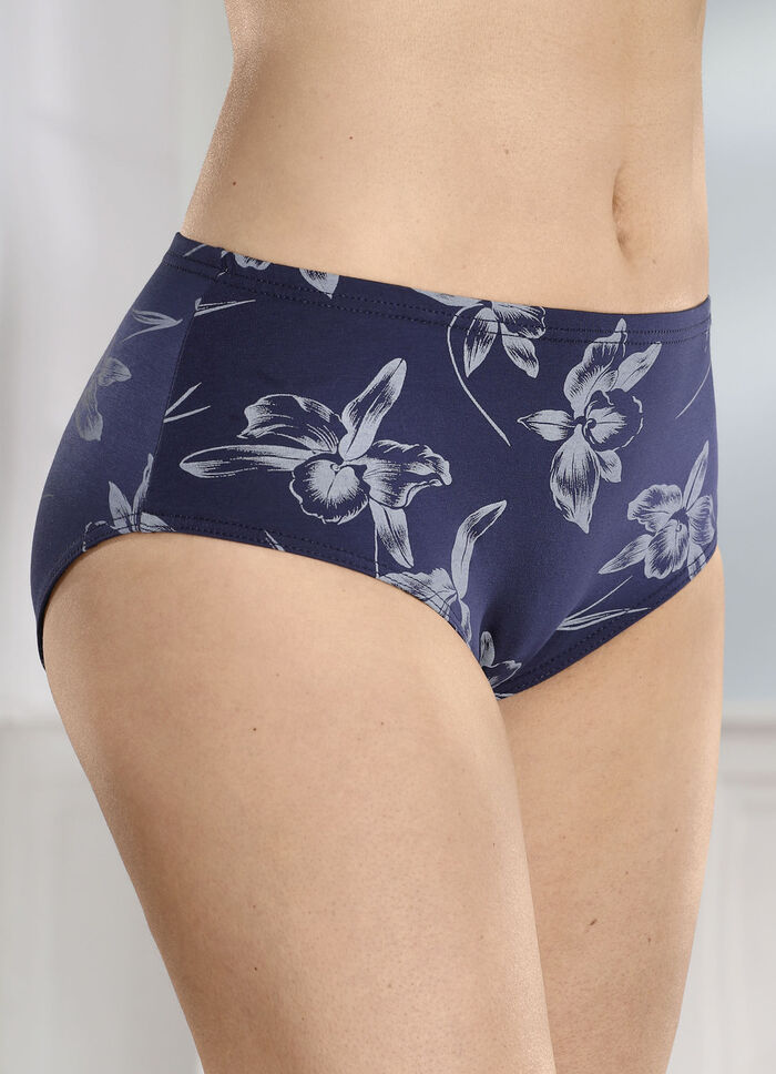 Set van drie slips met elastische tailleband 