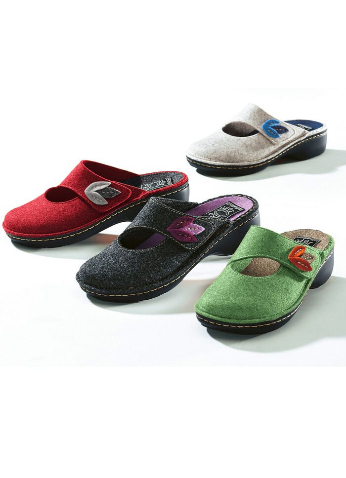 Modieuze Aerosoft&reg; pantoffels van wolvilt 