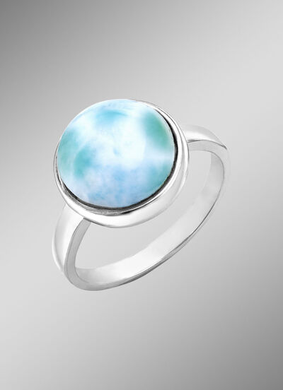 Damesring met Larimar 