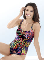 Schwab Sun Select badpak met verstelbare dubbele bandjes, zonder cups, bruinend 