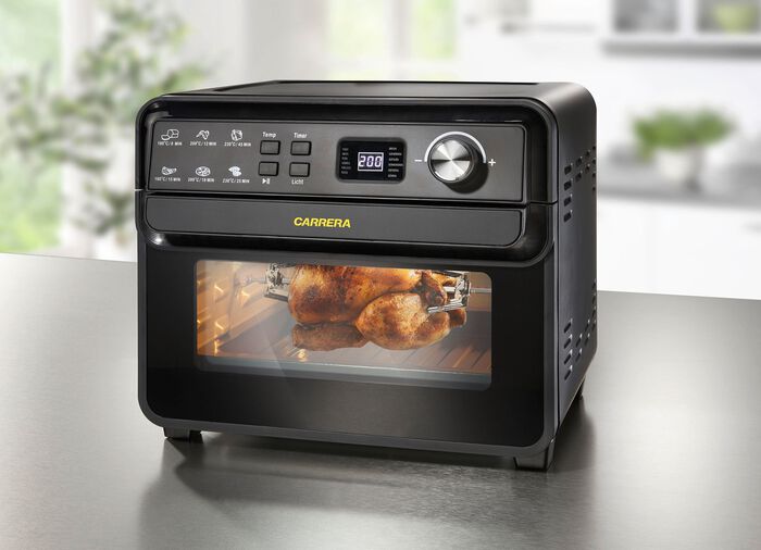 Carrera heteluchtoven - vervangt oven en frituurpan 