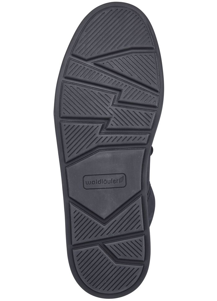 Waldl&auml;ufer veterschoen met uitneembaar leren voetbed MARINE-BRUIN