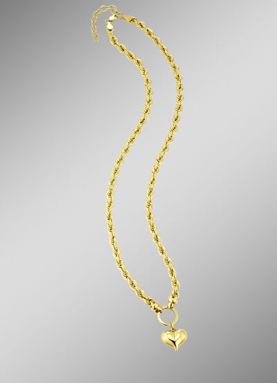 Koordketting met harthanger 