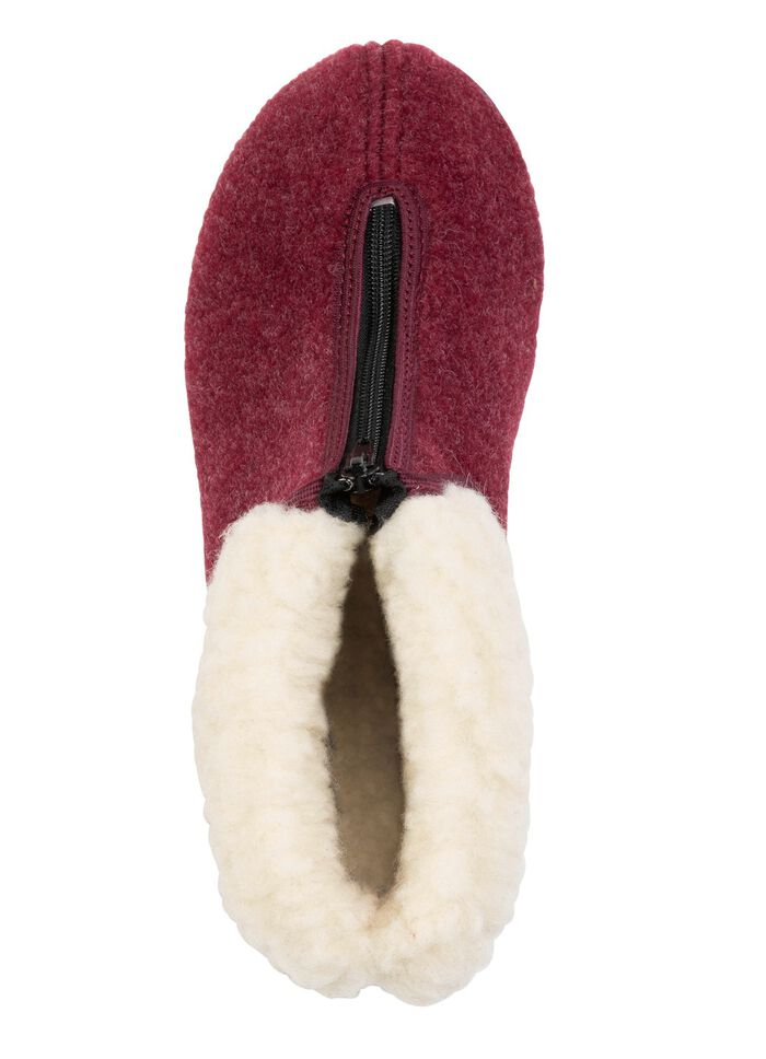 Huislaarzen met praktische ritssluiting aan de voorkant 