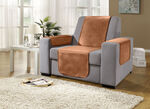 Fauteuil- en bankbeschermers met antisliplaag BRONS
