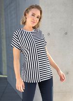 Net overhemd met gestreept dessin 