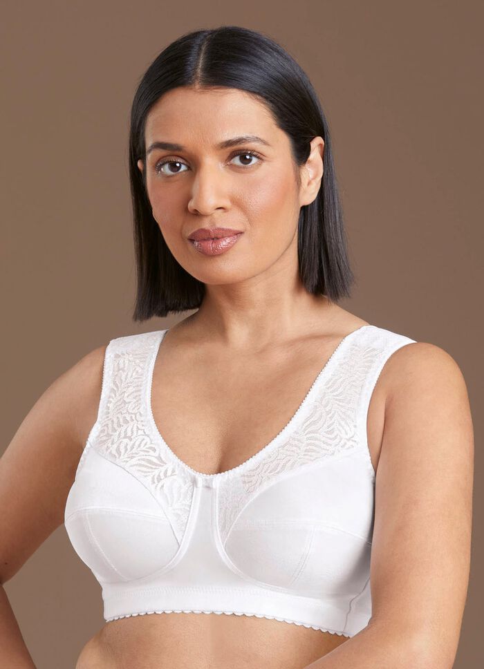 Anita reli&euml;fbeha met kanten inzetstukken 