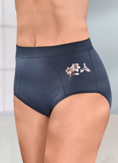 Set van vier gevormde slips met verstevigd buikgedeelte 