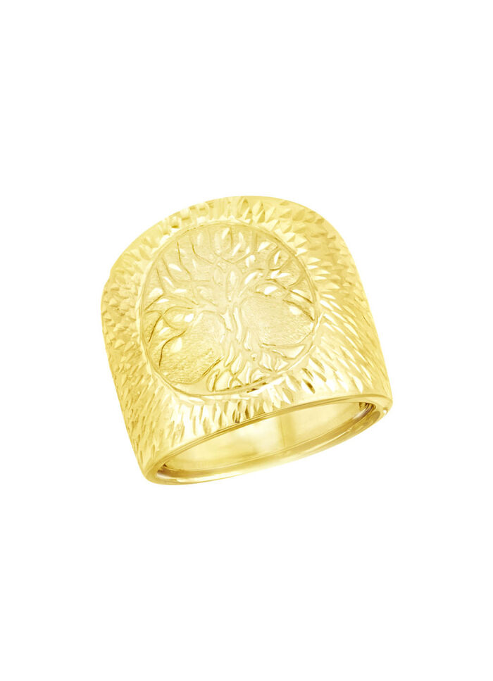 Prachtige damesring 'Levensboom' 