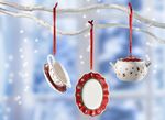 &lsquo;Villeroy &amp; Boch&lsquo; kerstboomhangers, set van 3 