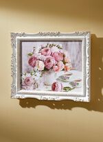 Shabby chique muurschildering 