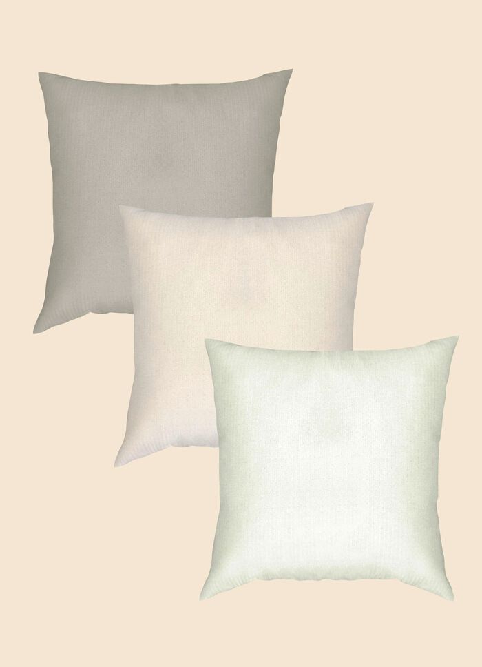 Kussenhoes met visgraatmotief, set van 2 CR&Egrave;ME