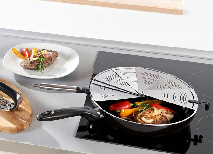 Roestvrijstalen spatscherm 