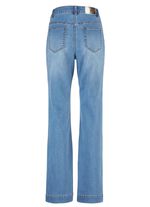 Jeans met trendy sierknopen 