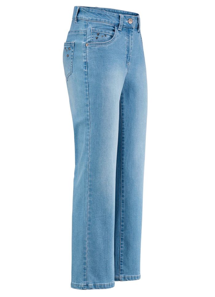 Jeans met trendy siernieten 