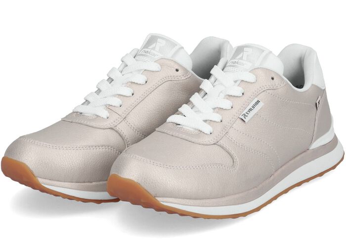 Rieker sneakers met MemoSoft textiel voetbed GOUDBEIGE