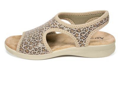 Stretch zomerschoenen verkrijgbaar als muiltjes of sandalen 