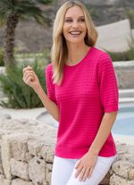 Trui met gestructureerd dessin 