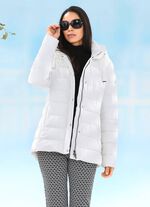 Functionele jas met afneembare capuchon 