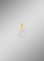 Edele hanger met 27 diamanten 