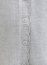 Cardigan met subtiele glittereffecten 